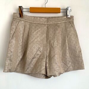 Aritzia Babaton Metallic Jacquard Dress Shorts